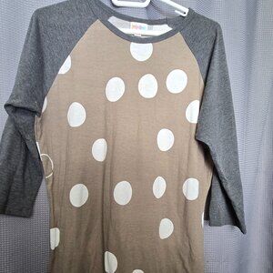 Luluroe Randy 3/4 Sleeve Top Medium